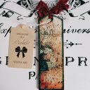 Ozdobna zawieszka decoupage z różami