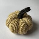 Dynia ozdobna handmade S w kolorze żółtym - 1 szt