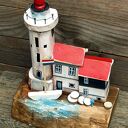 Latarnia Morska w Marken - dekoracja z drewna