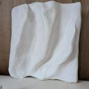 Biały relief 3D minimalistyczny - ręcznie wykonana płaskorzeźba strukturalna 33x35 cm