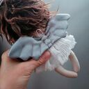 Aniołek - artystyczna lalka kolekcjonerska z tkaniny