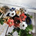 Bukiet kwiatów ceramicznych 14 szt