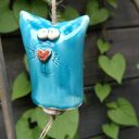 dzwonek ceramiczny kot