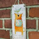 Deseczka z sentencją "Zasypiaj z marzeniami. Budź się