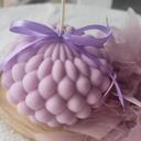 Pora na lawendę. Duża Świeca sojowa bubble z olejkiem lawendowym