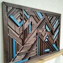 Obraz z drewna, dekoracja ścienna /141/