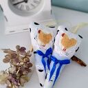 Zawieszki ozdobne z haftem