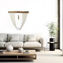 Makrama dekoracja ścienna ze starym drewnem dekoracja japandi wabi-sabi /4/