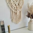 Makrama naturalna Bajmmag - ręcznie pleciona dekoracja boho (71 cm)