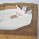 Świeca sojowa zapachowa - w drewnie dębu /matcha&bergamotka/