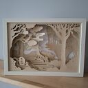 Shadowlamp "Japoński Las" - zrób shadowbox z LED i wycinaj swój własny las