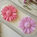 Świeca sojowa handmade z margaretkami