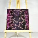 Obraz Mroczne Pnącza - nowoczesna dekoracja dark art 21x21 cm