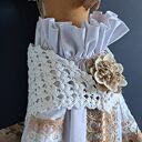Kura w stylu rustykalnym - ręcznie szyta dekoracja 62 cm