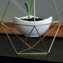 Zestaw geometrycznych doniczkek w stylu himmeli - 2x diament