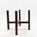 Kwietnik, stojak na kwiaty dąb brąz - do donic max 35 cm / h30