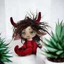 Krampusiątko e-piet. Artystyczna lalka kolekcjonerska