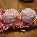 Zestaw upominkowy - świece kwiatowe