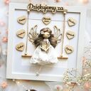 Podziękowanie dla nauczycielki - Anioł | Prezent