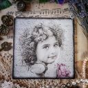 Dekoracyjny obrazek shabby chic