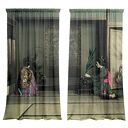 Zasłony artystyczne zaciemniające Ikebana - komplet 2 sztuk
