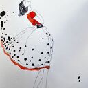 Praca akwarelą i piórkiem AH! Artystki plastyka Adriany Laube