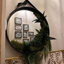 Lustro "Księżyc Natury", mech i rośliny stabilizowane