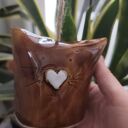 dzwonek ceramiczny kot