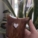 Dzwonek ceramiczny z kotem - dekoracja do wnętrza