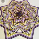 Mandala „Żywioły - ZIEMIA I OGNIA” - dekoracja rękodzieło 3D