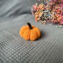 Dynia ozdobna handmade, mini, pomarańczowa - 1 szt