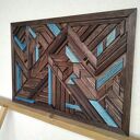 Obraz z drewna, dekoracja ścienna /141/