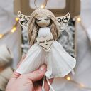 Uroczy Anioł Stróż z grzywką | Pakowanie na prezent