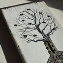 Drzewo nadziei IV obraz malowany na desce