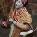 Pomarańczarka - figurka rzeźba ceramiczna Enio Art