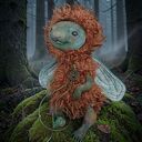 Chochlik Miodojadek e-piet. Artystyczna lalka kolekcjonerska