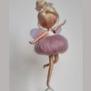 Wróżka balerina z kryształem - magiczna zawieszka suncatcher