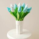 Tulipany - bawełniany bukiet kwiatów