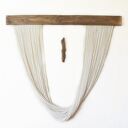 Makrama dekoracja ścienna ze starym drewnem japandi wabi - sabi /4/