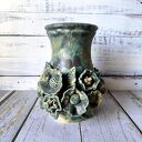 Botaniczna opowieść - unikatowa dekoracja ceramiczna z kwiatami i liśćmi 