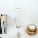 Ceramiczna ozdoba - łapacz wiatru i łapacz snu Hygge (boho)