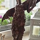 Twój Anioł - unikatowa figura anioła opiekuna handmade (ok. 48 cm)