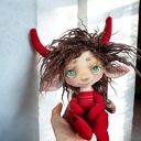 Krampusiątko e-piet. Artystyczna lalka kolekcjonerska