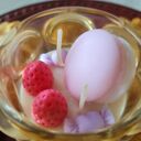 Świeca sojowa handmade - deser z makaronikiem