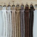 Pokrowiec na stołek ze sznurka bawełnianego - ręcznie szydełkowany handmade