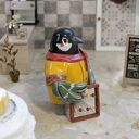 Sikorka z liczydłem - jesienna dekoracja handmade