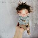 Elf Szarobury e-piet - artystyczna lalka kolekcjonerska (ok. 22 cm)
