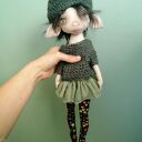 Elfka e-Piet. Artystyczna lalka kolekcjonerska (ok. 40 cm)