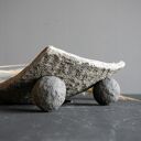 Dekoracyjny talerz na nóżkach - zero waste