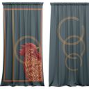 Komplet zasłon Red Rooster